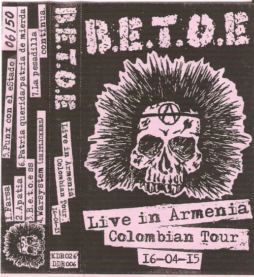 B.E.T.O.E : Live in Armenia Colombian Tour 16-04-15
